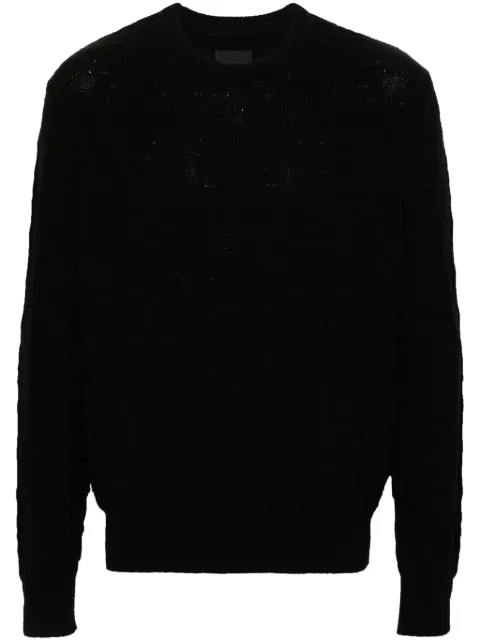 Givenchy 4G jacquard cotton jumper Black BM90RX4YJJ