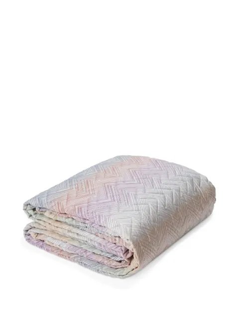 Missoni Home chevron-pattern quilted throw Purple 1D3QU02702