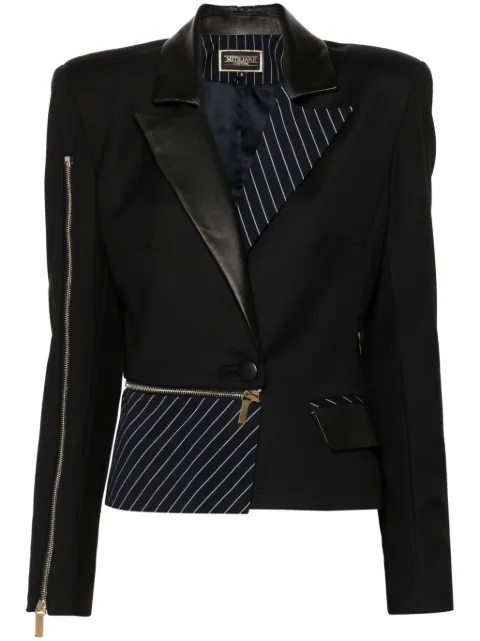 MITILIANE COUTURE panelled blazer Black 5942664547239