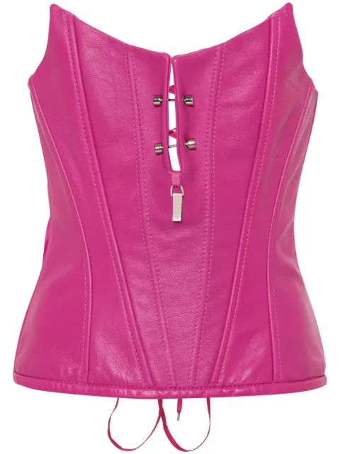 MITILIANE COUTURE piercing-detail top Pink 5942664547840