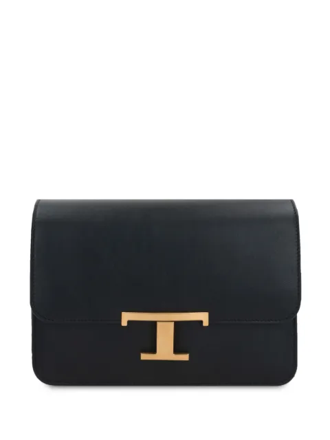 Tod's mini T Timeless leather crossbody bag Black XBWTTTC0100ROR