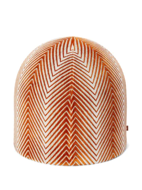 Missoni Home Ziggy pouf 50cm x 50cm Orange 1D4LV00029