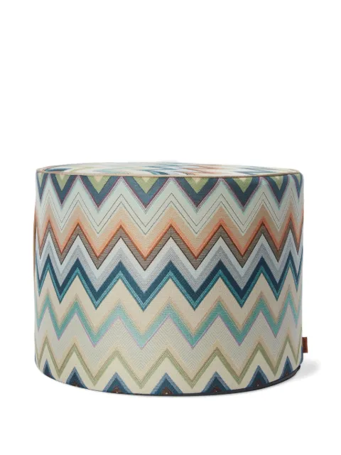 Missoni Home Agadir pouffe (40cm x 30cm) Blue 1A4LV00007