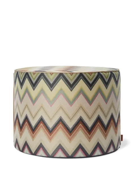 Missoni Home Agadir pouffe (40cm x 30cm) Brown 1A4LV00007