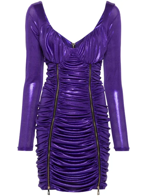 MITILIANE COUTURE long-sleeved mini dress Purple 5942664546591
