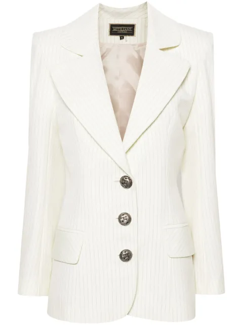 MITILIANE COUTURE pinstriped blazer Neutrals 5942664547543