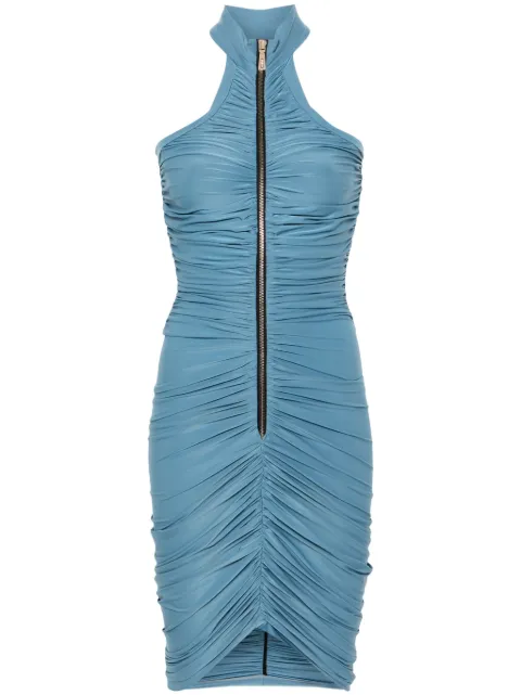MITILIANE COUTURE draped midi dress Blue 5942664546898
