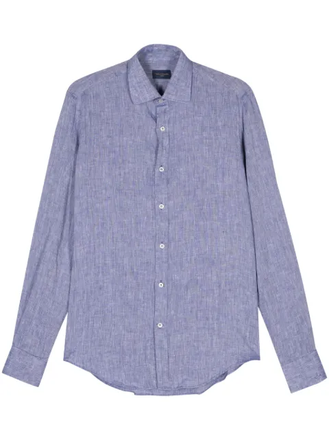 Paul & Shark linen shirt Blue 24413098CF