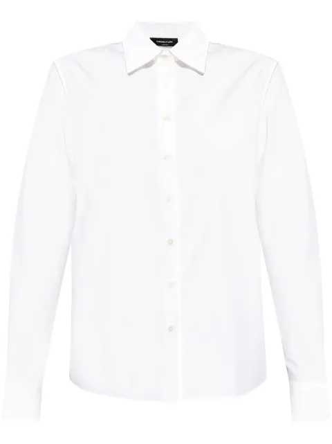 Fabiana Filippi embellished long-sleeved shirt White CAD214F287I9550000