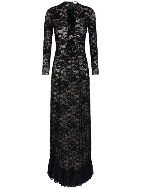 Rabanne lace maxi dress Black 24AJRO851PA0170