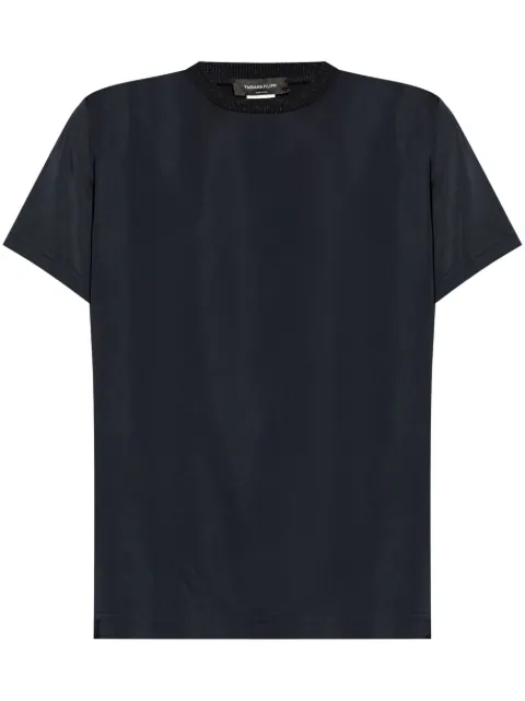 Fabiana Filippi decorative neck t-shirt Blue TPD214F278I9430000