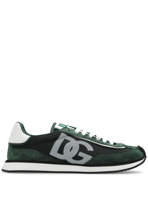 Dolce & Gabbana mixed-material DG Cushion sneakers Green CS2288A3D24