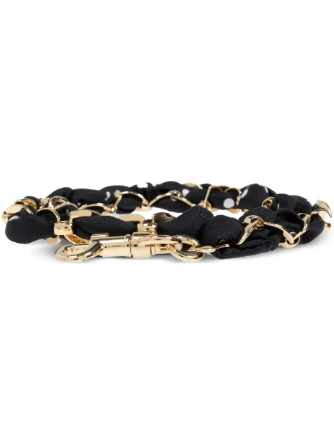Dolce & Gabbana calf leather chain-link bag strap Black BI3309AW051