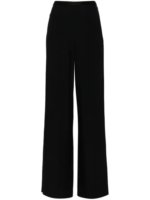 Taller Marmo high-waisted crepe palazzo pants Black TMPF2428133