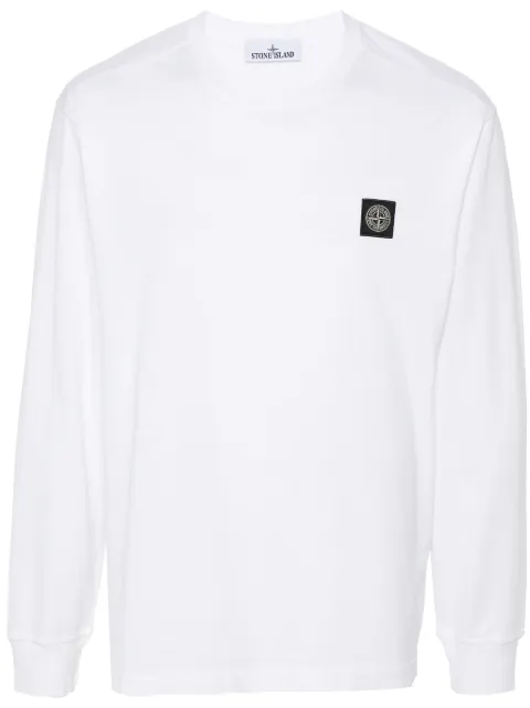 Stone Island Compass-badge cotton T-shirt White L2S152100031S0013