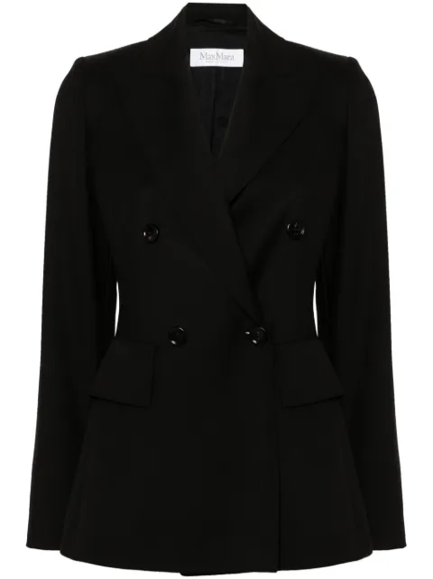 Max Mara Osanna double-breasted blazer Black 2421046071600