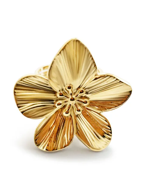 HZMER JEWELLERY floral-detail ring Gold MCMCFRG121