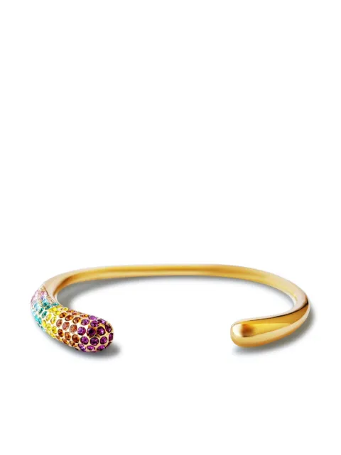 HZMER JEWELLERY rhinestone-embellished bangle Gold MCAGCBG104