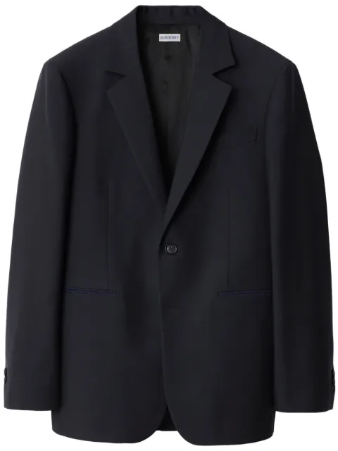 Burberry wool tailored jacket Blue 8091902