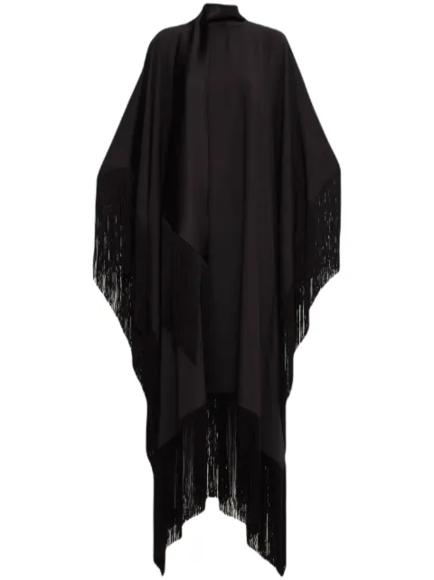 Taller Marmo Mrs Ross asymmetric kaftan dress Black TMCORE03133