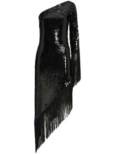 Taller Marmo Aventador Disco sequinned dress Black TMPS2456133