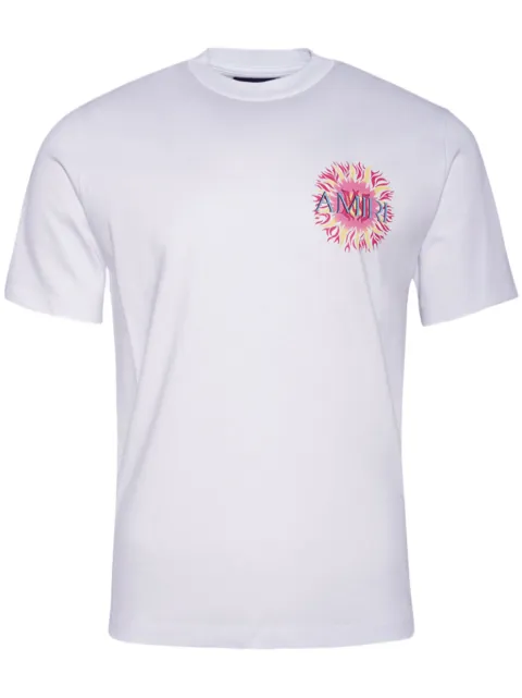 AMIRI Sun cotton T-shirt White AMJYTE1085