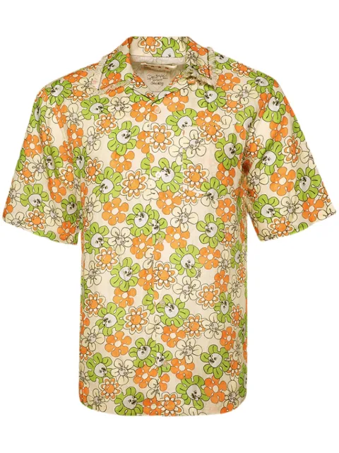 Marni floral-print shirt Green CUMU0309S4UTL005