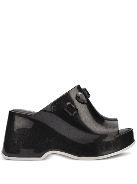 Melissa Patty Stones mules Black 35846