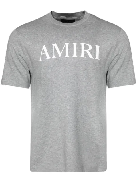 AMIRI Core logo-print cotton T-shirt Grey AMJYTE1073