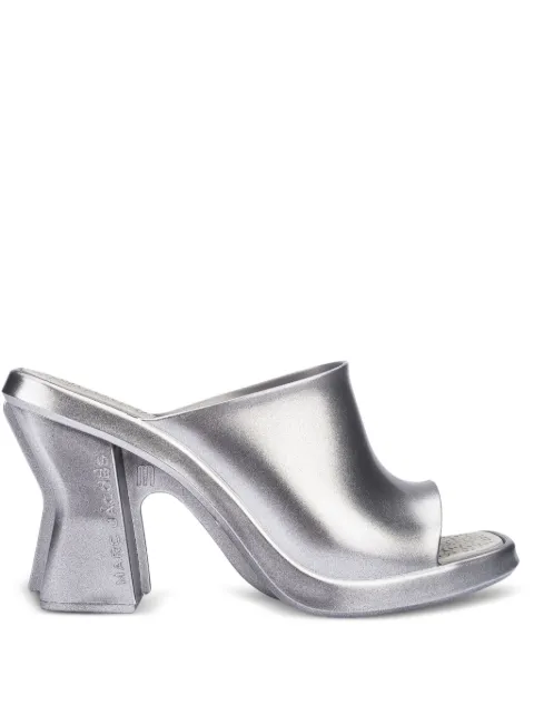 Marc Jacobs x Melissa 90mm mules Silver 35881