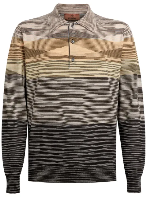 Missoni slub wool polo shirt Multicolour US24W208BK015U