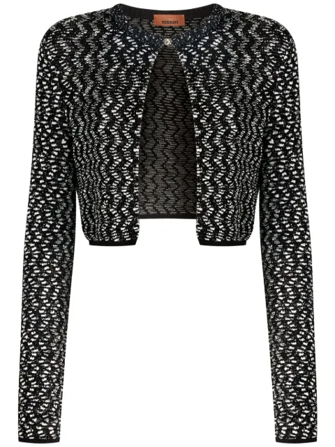 Missoni Sequin-embellished cardigan Black DS24WM12BK040H
