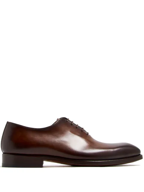 Magnanni leather Oxford shoes Brown 15887