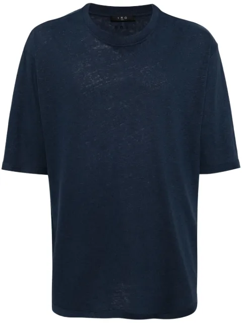 IRO drop-shoulder jersey T-shirt Blue MP19KEO