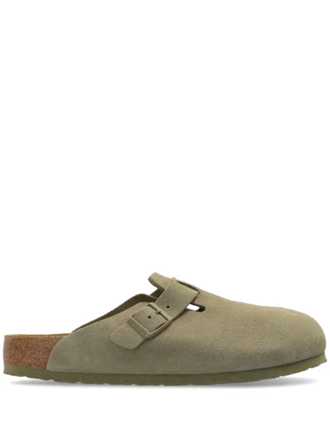 Birkenstock suede buckle-fastening mules Green 1025788