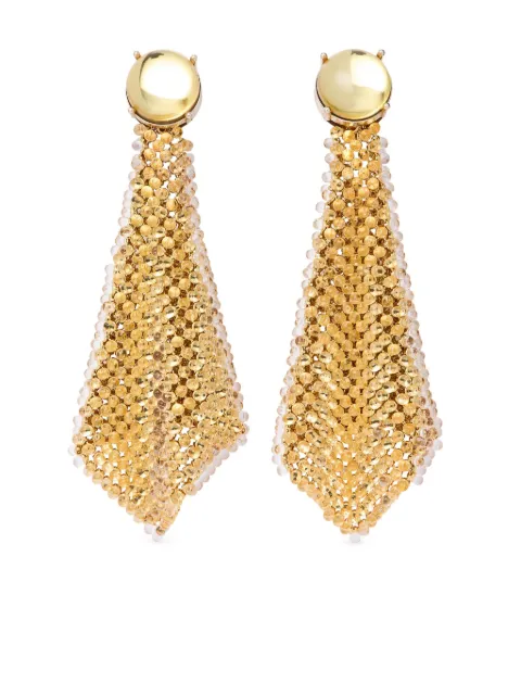 Rabanne chainmail earrings Gold 24ABB0287MET691