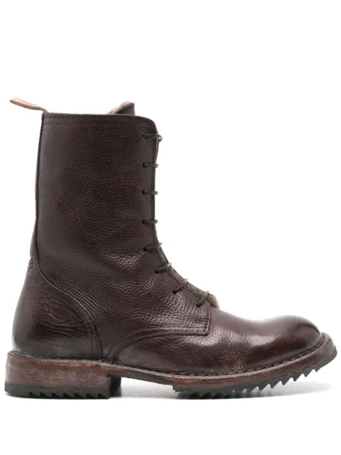 Moma leather boots Brown 81403CARIM