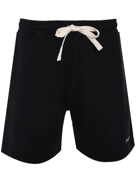 Palm Angels drawstring elasticated shorts Black PMCI015C99FLE0021003
