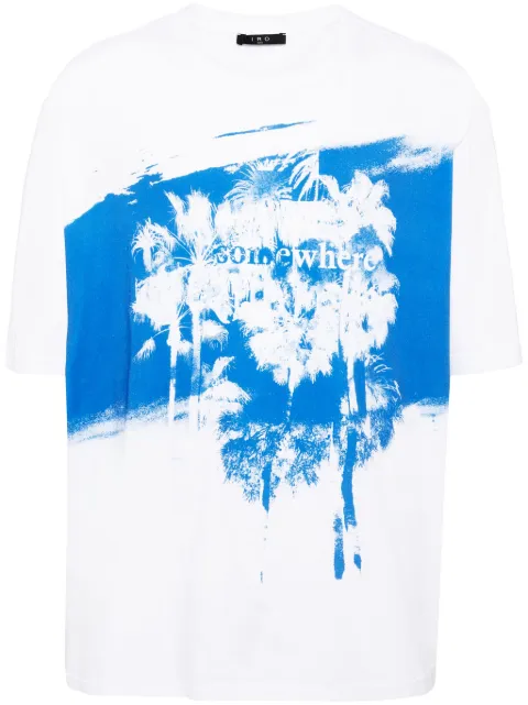IRO graphic-print cotton T-shirt White MP19JAHO