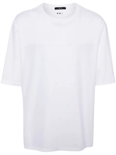 IRO panelled cotton T-shirt White MP19JAPD