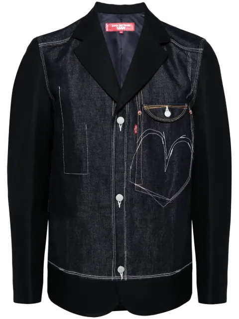 Junya Watanabe MAN x Levi's denim blazer Blue WNJ201051