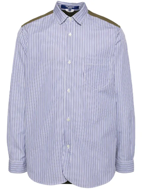 Junya Watanabe MAN striped cotton shirt White WNB003051