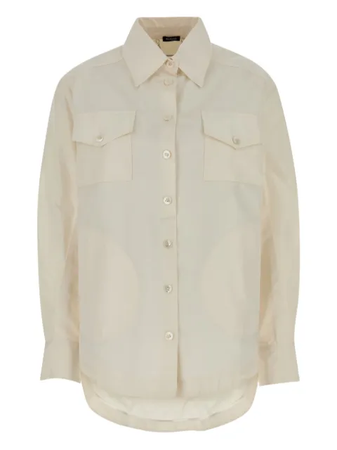 Kiton double-pocket shirt White D54503K0960B02009