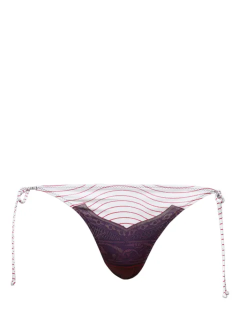 Jean Paul Gaultier Cartouche bikini bottoms Purple 2425FSV036J540300128