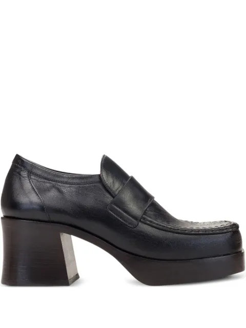 Marni pierced platform loafers Black MOMS004205P3731