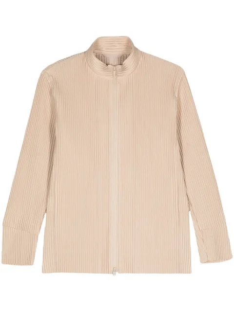 Homme Plissé Issey Miyake Cargo plissé-effect jacket Neutrals HP46JC170