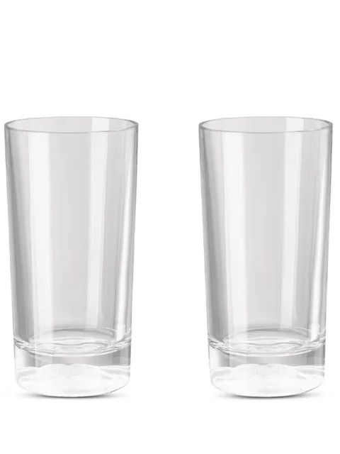 Versace Medusa Lumière long drink glass (set of two) White 6912911083548874