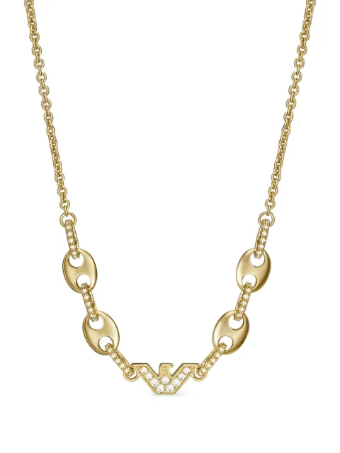 Emporio Armani logo-charm necklace Gold EGS3058710