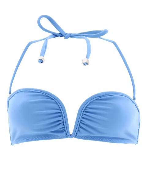 Nanushka Manou halterneck bikini top Blue NW23BCBI00353