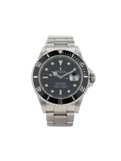Rolex 1980 pre-owned Submariner Date 40mm Black 410645